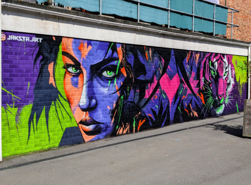 Street Art Swindon Tiger 